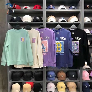 Áo Hoodie Dáng Rộng In Chữ Phong Cách Hàn Quốc Mlb 2021 Ny