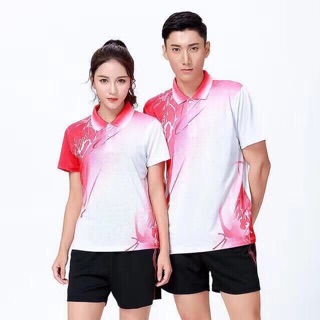 Áo cầu lông nam nữ 2019 có logo