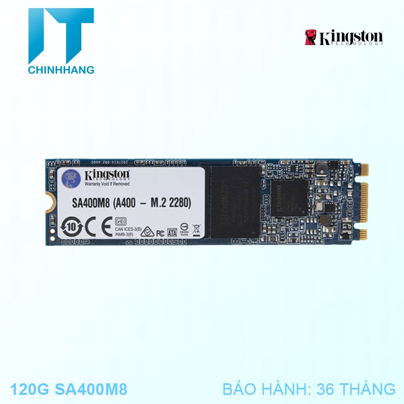 SSD Kingston 120GB SA400M8 Chuẩn M2 - Hàng Chính Hãng