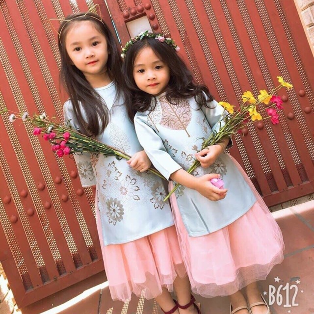Áo dài gấm ngọc cao cấp