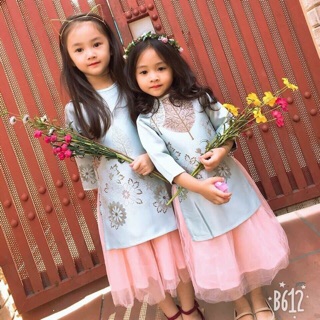 Áo dài gấm ngọc cao cấp