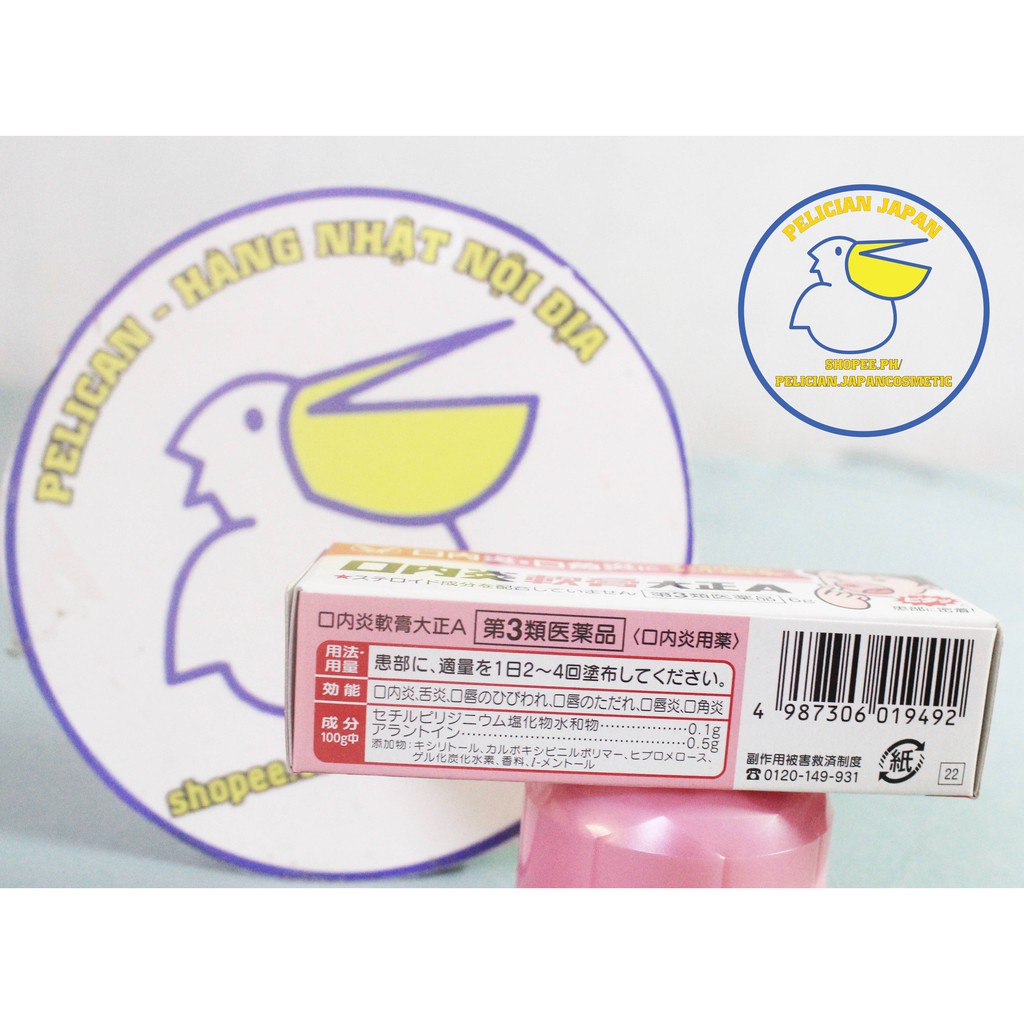 KEM NHIỆT MIỆNG TAISO 6g hàng Nhật nội địa