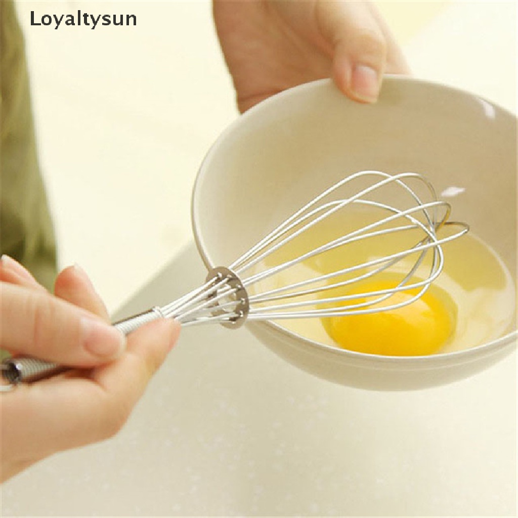Dụng cụ đánh trứng bằng thép không gỉ 6 inch mới