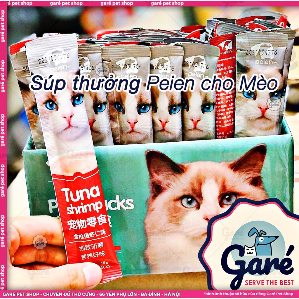 Súp thưởng Peien 15g dành cho Mèo bố sung dưỡng chất thiết yếu