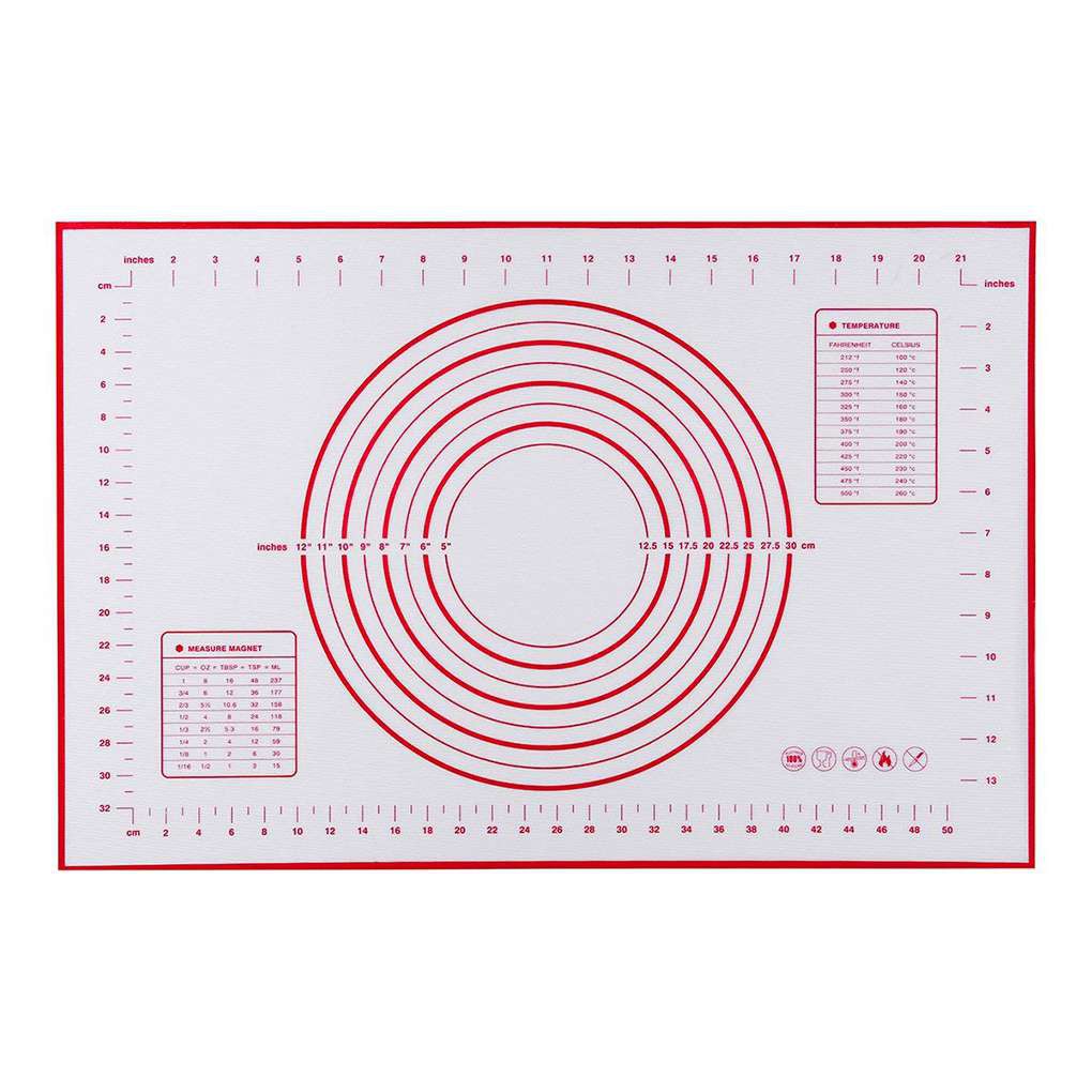 Tấm Thảm Nhào Bột Chống Dính Bằng Silicon Tiện Dụng