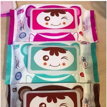 khăn giấy ướt sky gói nhỏ 80gr