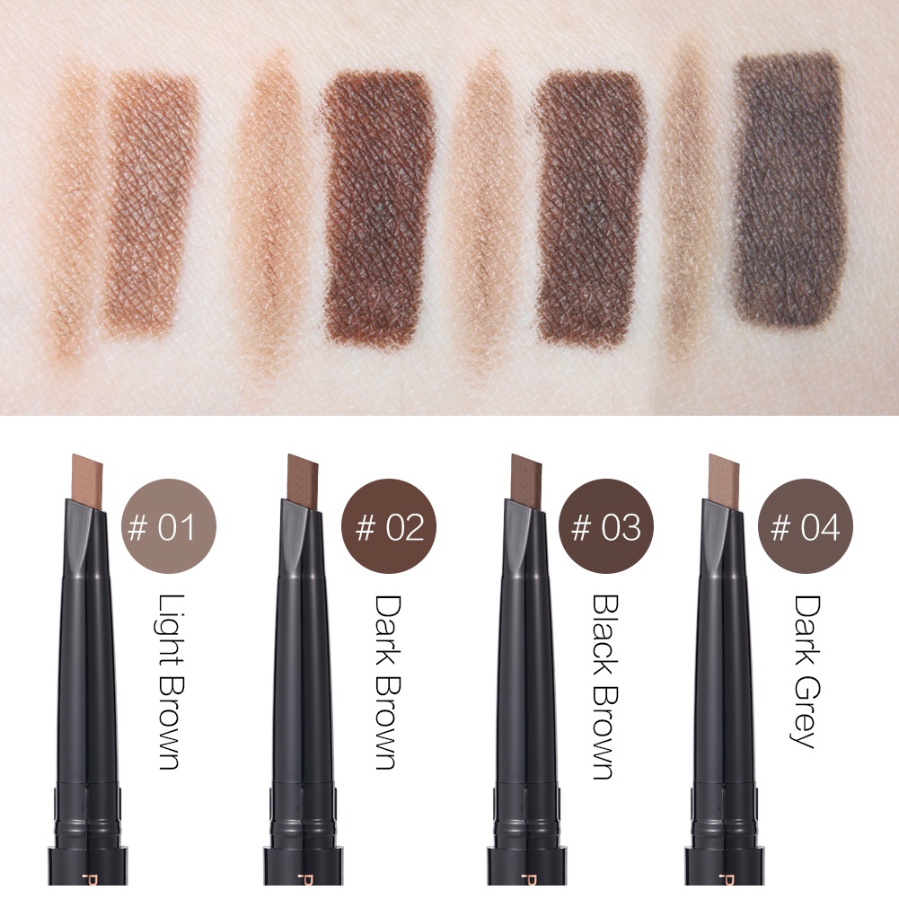 Sace LADY Eye Brow Pencil Waterproof Longlasting Smudge-proof Eyebrow Makeup Pen 4 màu lông mày thời trang