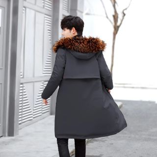 Áo phao nam dáng dài MẶC ĐC 2 MẶT mũ lông (CÓ ẢNH THẬT)