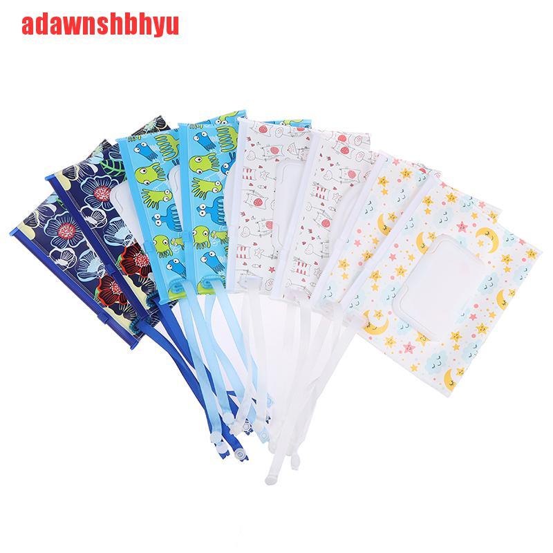 [adawnshbhyu]Wet Wipes Box Cleaning Storage Bag Easy-carrying EVA Tissue Container 18*14CM