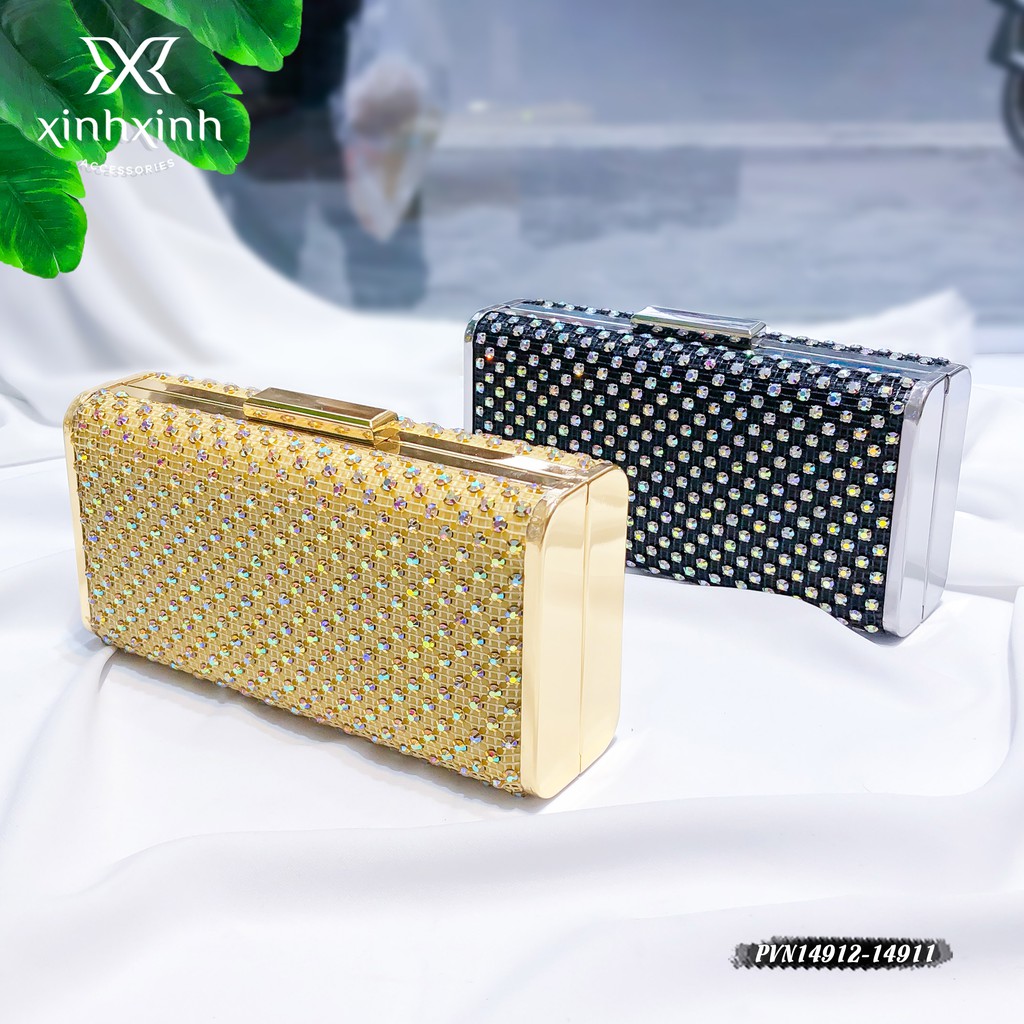 Túi clutch cầm tay chữ nhật cao cấp sang chảnh cho phái nữ - Xinh Xinh Accessories