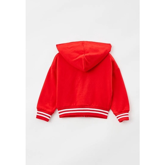 Bộ Nỉ Kéo Khoá Hoodie Bé Gái In Mèo MOR