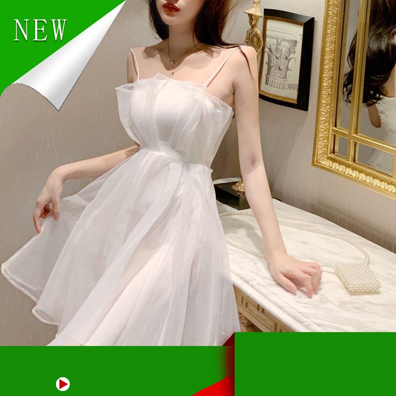 (Hàng Mới Về) Đầm Nữ Dáng Chữ A Thiết Kế Thời Trang Gợi Cảm