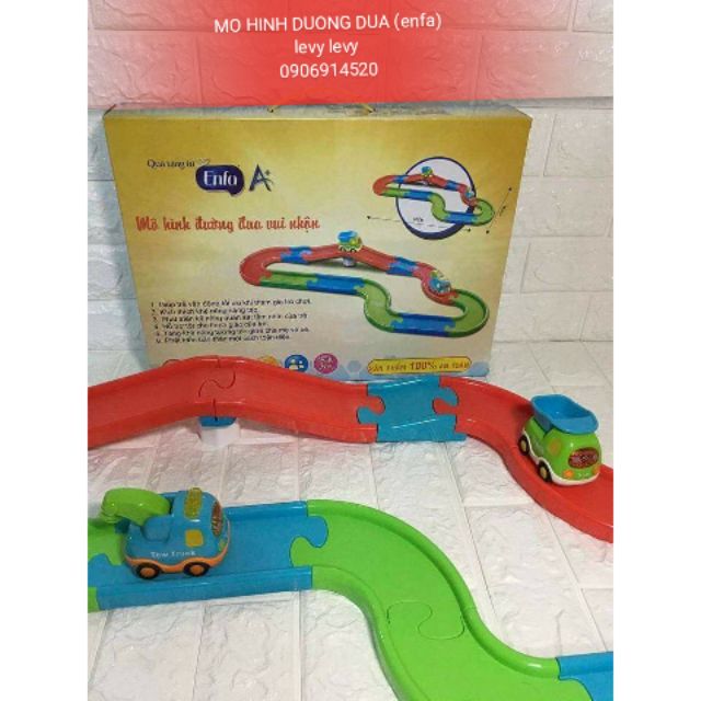 BO MO HINH DUONG DUA VUI NHON CUA SUA ENFA KHUYEN MAI .CHO BE TU 3 TUOI TRO LEN .1 CHIEC SU DUNG FIN