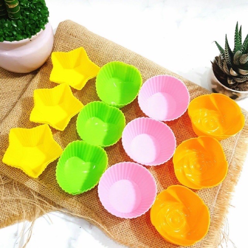 KHUÔN SILICON LÀM BÁNH CUPCAKE, MUFFIN CHỊU NHIỆT LOẠI 1 | BigBuy360 - bigbuy360.vn