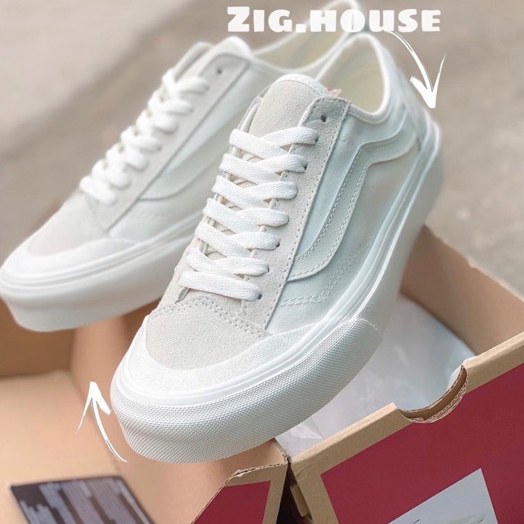 Giày Vans Style 36 Decon Trắng