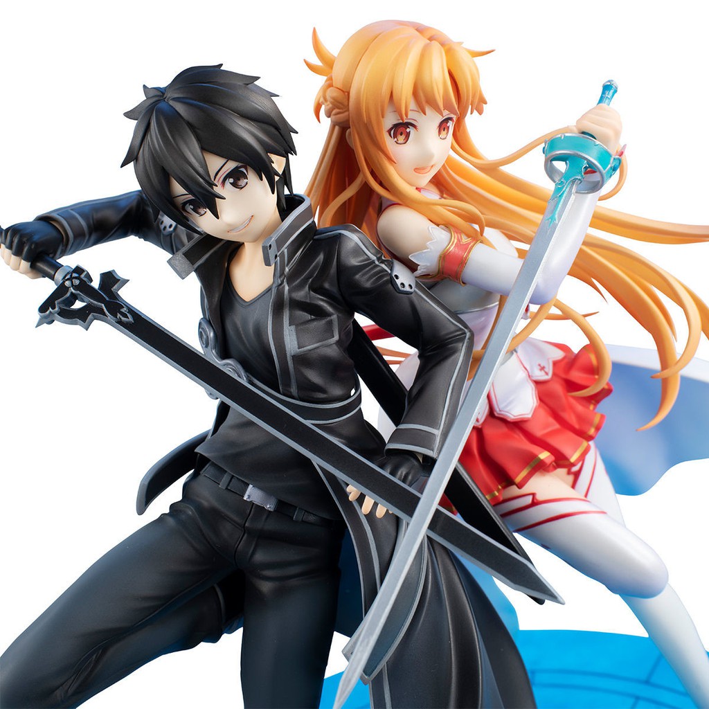 Mô hình chính hãng PVC Scale - Sword Art Online - Asuna - Kirito - Lucrea - 1/7 - SAO 10th Anniversary (MegaHouse)