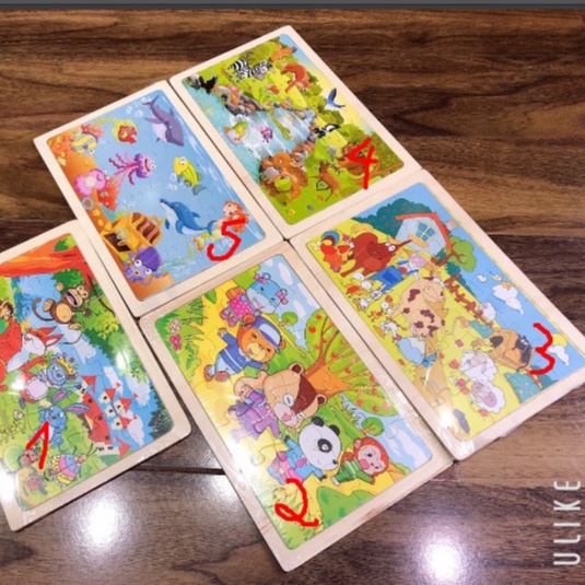 Đồ chơi ghép hình gỗ nhiều mảnh - Hình ngẫu nhiên