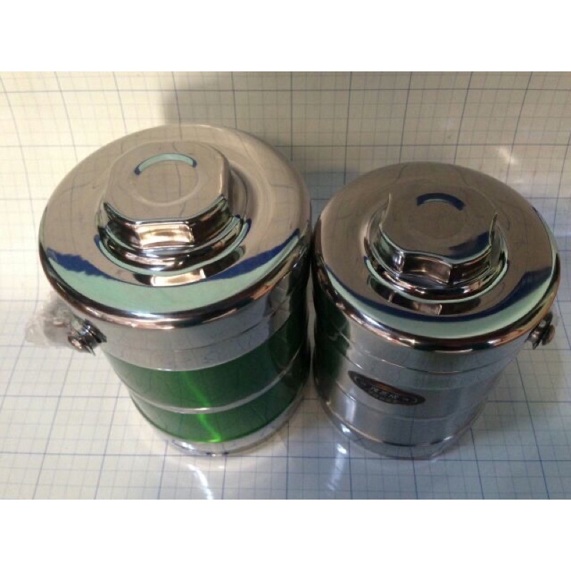 Cặp lồng inox 3 tầng nhập khẩu Hàn Quốc, cặp lồng inox 2 lớp giúp giữ nhiệt cực tốt- loại 1,4 lít và 1,9 lít