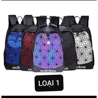 Balo New Adidas Unisex họa tiết 3D phản quang