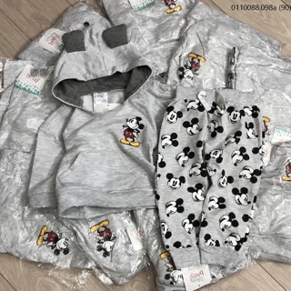Set bộ nỉ Mickey cho bé sz 6m-36m