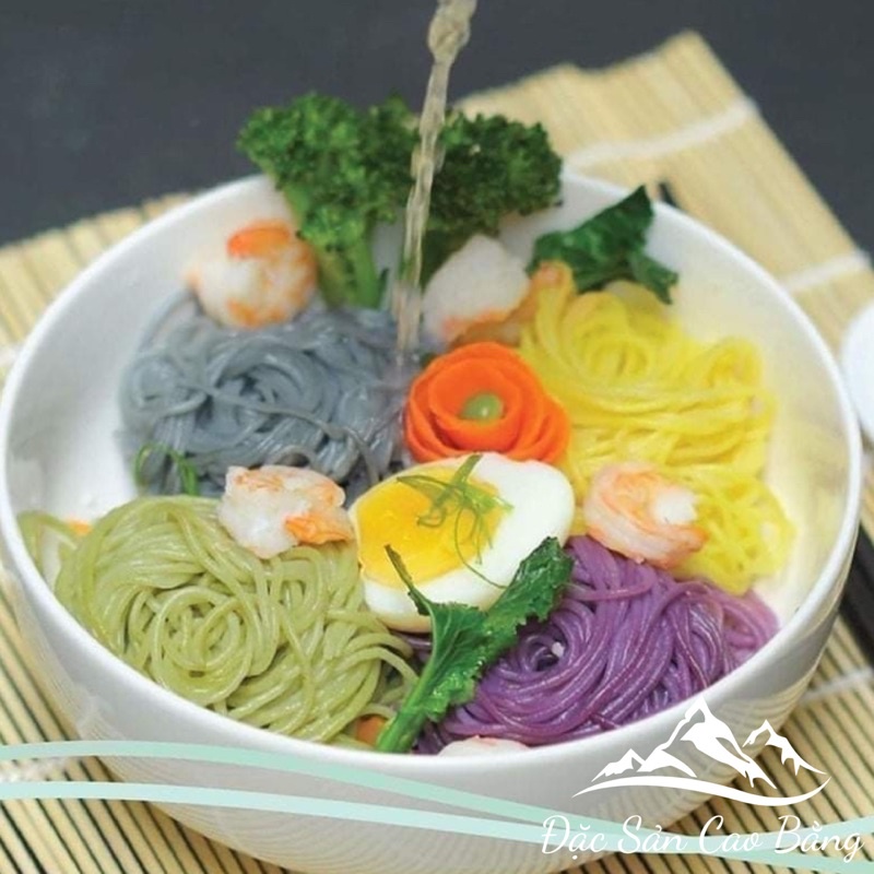 Bún rau củ giảm cân, bún hoa đậu biếc, hàng chính hãng Cao Tuyền, túi 500g