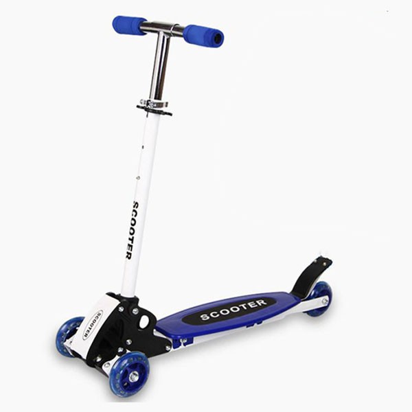 Xe Trượt Scooter 3 Bánh Cao Su Phát Sáng Điều Chỉnh Hướng Cho Bé Thế Hệ Mới Trọng Lượng 70kg