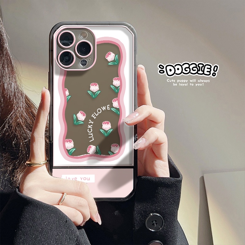 Ốp Điện Thoại Silicon Mềm Hình Hoa Màu Hồng Cho IPhone 13 12 11 Pro MAX X XS MAX XR XS MAX 8 7 Plus SE 2020 6 6S