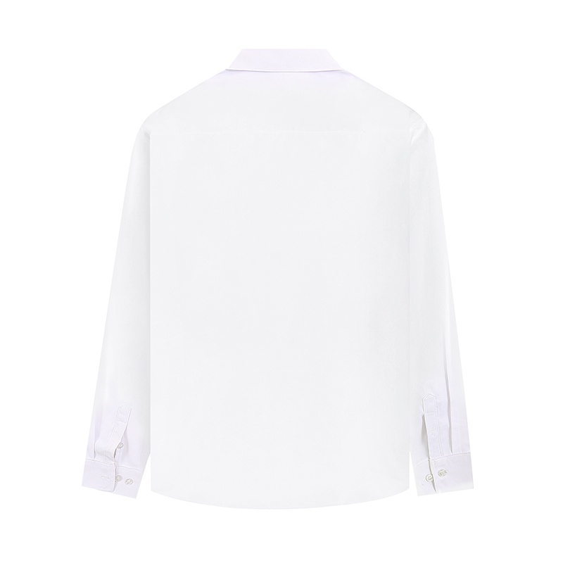 Áo Sơ Mi Thêu Logo Thời Trang Đơn Giản Thoải Mái