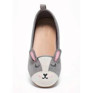 Giày búp bê bé gái old navy - hàng nhập khẩu - xám - size 8c