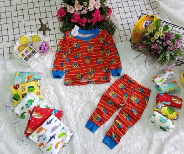 Bộ cotton bozip bé gái/bé trai 8-21 kg