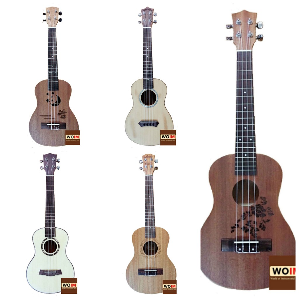 ĐÀN UKULELE TENOR GỖ SÁNG CAO CẤP PHÂN PHỐI BỞI WOIM - HÀNG CÓ SẴN