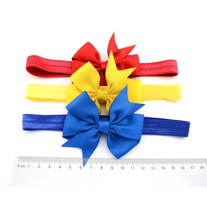 Băng đô cho bé sơ sinh turban nơ 4 cánh, vòng đầu công chúa 20 màu kiểu dáng Hàn Quốc điệu đà xinh xắn quà tặng shopNEM