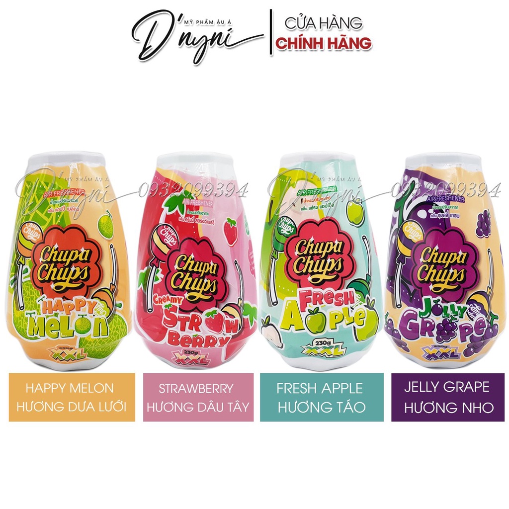 Sáp Thơm Phòng Khử Mùi FRESH TIME Chupa Chups Air Freshener Gel 230g Thái Lan XXL