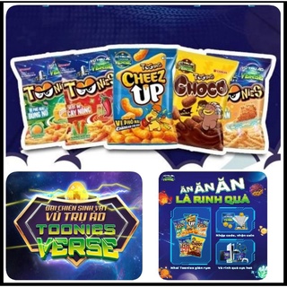 Bánh snack TOONIES phiên bản vũ trụ ảo VEARSE gói 32g