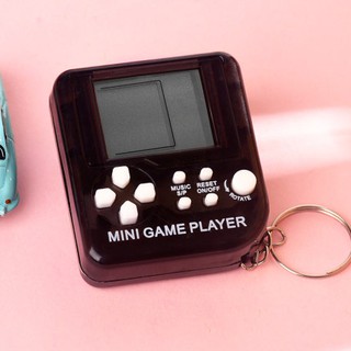 Móc chìa khóa máy kiêm chơi game 8 bit màu đen