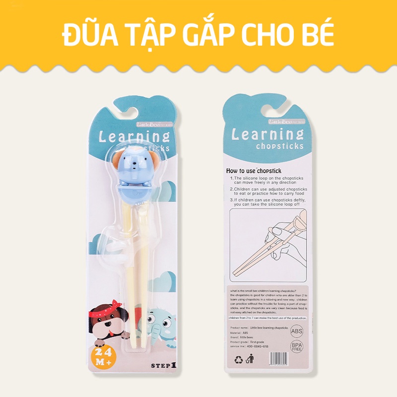 Đũa tập gắp cho bé xỏ ngón Litter Bee