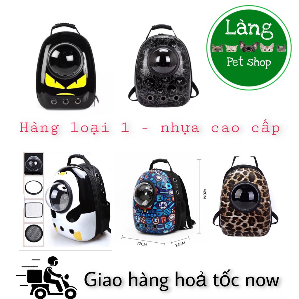 balo cho mèo , Chó , Balo phi hành gia 💛Freeship💛 Nhiều mẫu lựa chọn hàng chất lượng nhựa APS