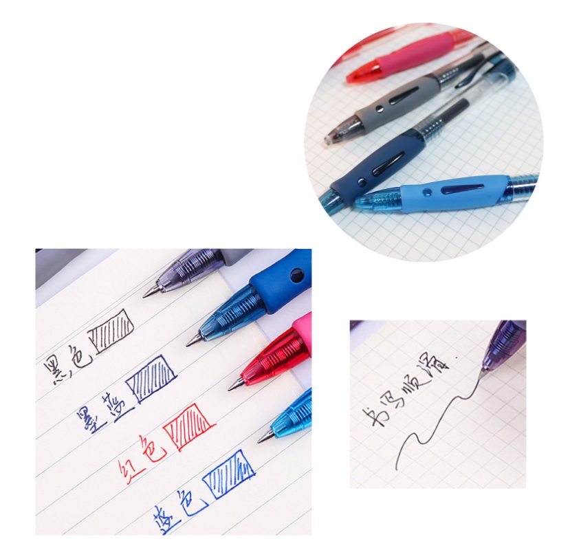 0.5mm simple color gel pen student creative simple signature pen office stationery gel pen