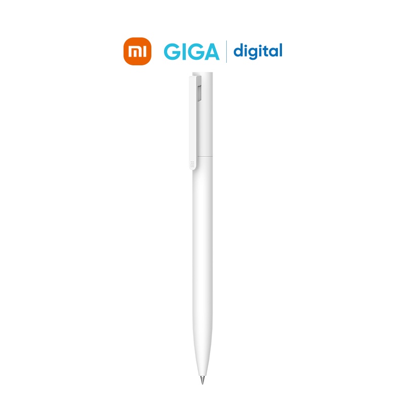 Bút bi Xiaomi Trắng (Mực Đen) 0.5mm cao cấp siêu nhẹ, mực Nhật Bản nét sáng rõ ràng