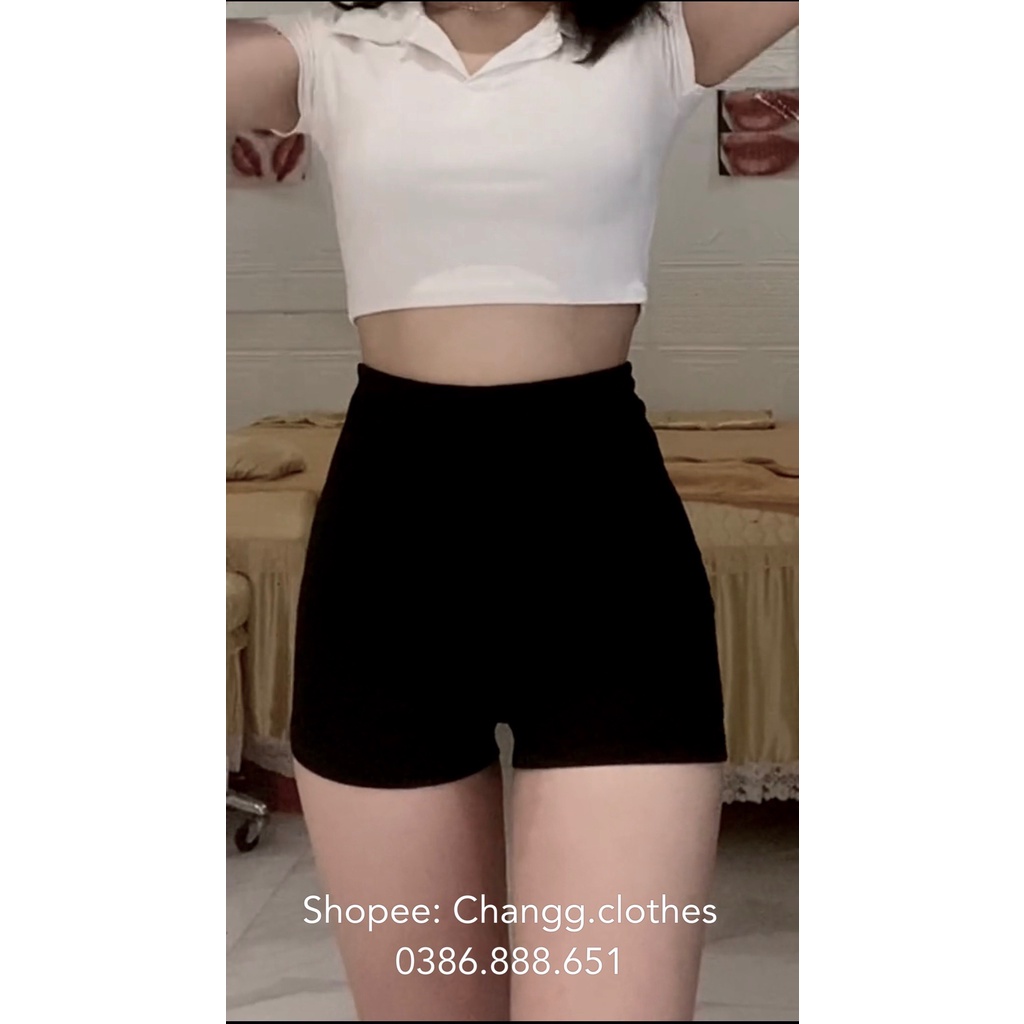 Quần Legging Đùi Nữ Tôn Mông, Quần Short Co Dãn Thoải Mái
