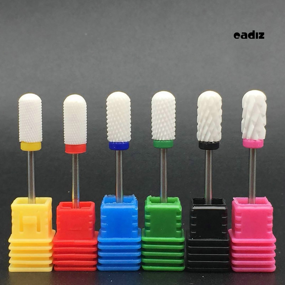 [Hàng mới về] Mũi khoan móng tay đầu tròn chạy bằng điện dùng để làm sạch biểu bì đánh bóng móng tay