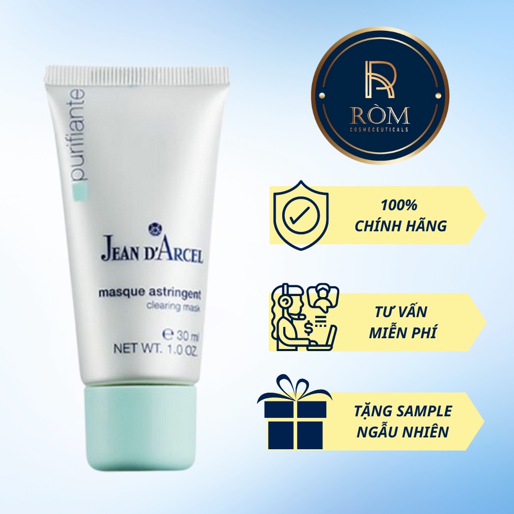 MẶT NẠ GIẢM MỤN KHÁNG KHUẨN THU NHỎ LỖ CHÂN LÔNG JEAN DARCEL CLEARING MASK 5ml