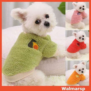 Áo sweater thêu họa tiết trái cây hoạt hình giữ ấm mùa đông cho thú cưng