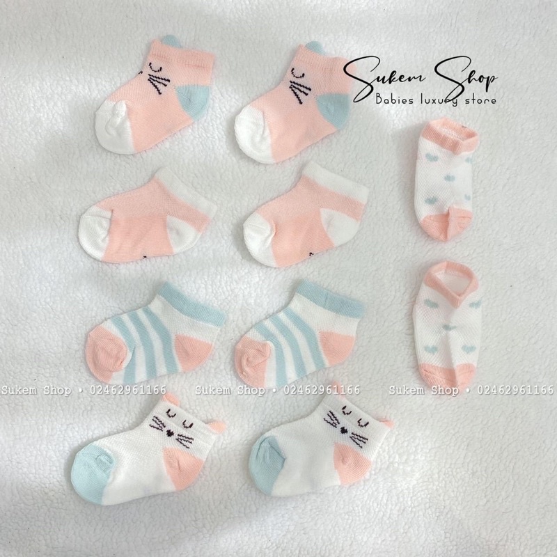 set 5 đôi tất Kid sock bé trai bé gái