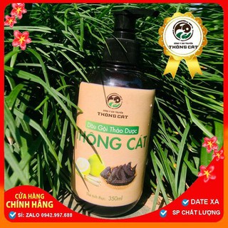 Dầu gội thảo dược CAO CẤP Đông y gia truyền Thông Cát - Đen tóc, phục hồi tóc hư tổn