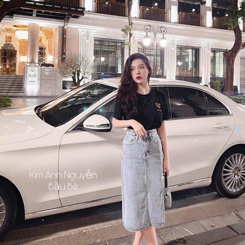 [Free Ship 50k] Chân váy bò sẻ trước 2 khuy thiết kế trẻ trung phong cách siêu dễ thương | BigBuy360 - bigbuy360.vn