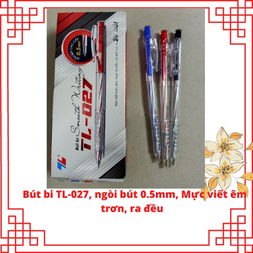 20 cây Bút bi TL-027 ngòi bút 0.5mm