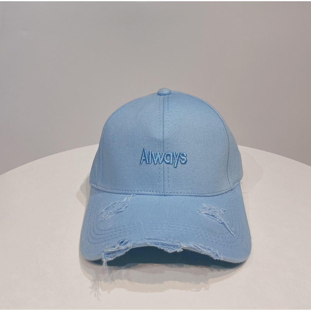 [Mã FAMARAL1 giảm 10K đơn 50K]Nón Kết Thêu Chữ Away Kiểu Rách Fashion Phong Cách Ulzzang Form Unisex Nam Nữ 405