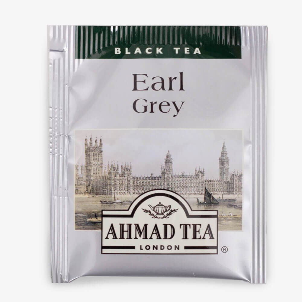 Trà đen Bá Tước Ahmad Ahmad Earl Grey Tea Foiled teabags (túi lọc có bao thiếc)