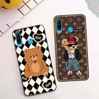 Ốp lưng Huawei Nova 4E / P30 Lite  in hình bearbrick, gấu siêu đẹp dễ thương, giá rẻ, ốp lưng dẻo bảo vệ điện thoại